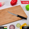 2387 Stainless Steel knife and Kitchen Knife with Black Grip Handle (23.5 Cm ) DeoDap