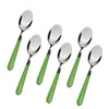 2269 Stainless Steel Spoon with Comfortable Grip Dining Spoon Set of 6 Pcs DeoDap