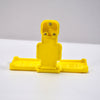 6496Y Multi-Purpose Wall Holder Stand for Charging Mobile Just Fit in Socket and Hang (Yellow) DeoDap